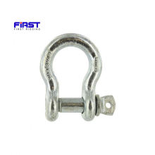 Carbon steel galvanized 6.5 ton bolt type u.s type chain shackle